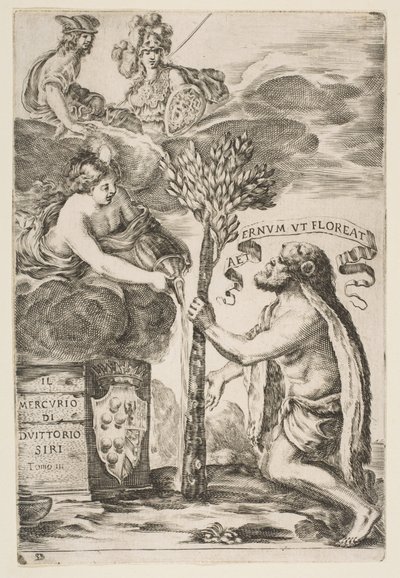 Il Mercurio，III的代表作：大力神种植他的俱乐部，1652年。 作者 斯蒂法诺·德拉·贝拉