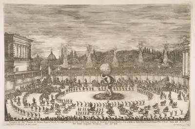 庆祝世界：1661年美第奇三世大教堂的入口。 作者 斯蒂法诺·德拉·贝拉