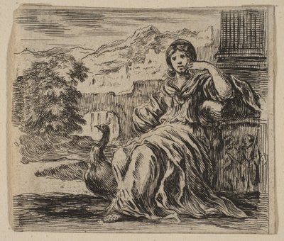 朱诺（Juno），来自神话游戏《神话游戏》，1644年。 作者 斯蒂法诺·德拉·贝拉
