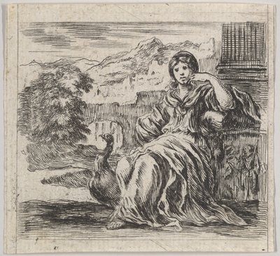朱诺（Juno），来自神话游戏《神话游戏》，1644年。 作者 斯蒂法诺·德拉·贝拉