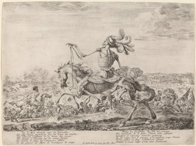 战场上的死亡，1648年。 作者 斯蒂法诺·德拉·贝拉