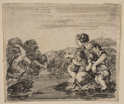 Latona，来自《神话游戏》，1644年。 作者 斯蒂法诺·德拉·贝拉