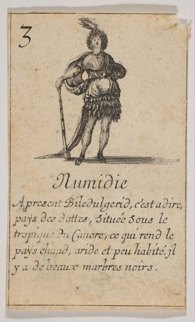 努米底亚（Numidia），1644年。 作者 斯蒂法诺·德拉·贝拉