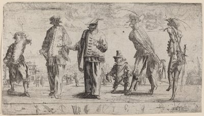 Pantaloons，1632年。 作者 斯蒂法诺·德拉·贝拉