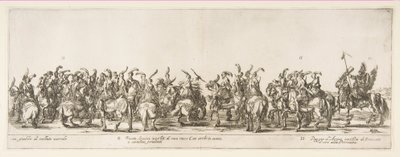 波兰公使馆G和H的部分入口处，1633年。 作者 斯蒂法诺·德拉·贝拉