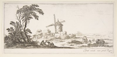 图10：一个家庭处于中心前景，中间人物和马群处于中间，...。 1641。 作者 斯蒂法诺·德拉·贝拉