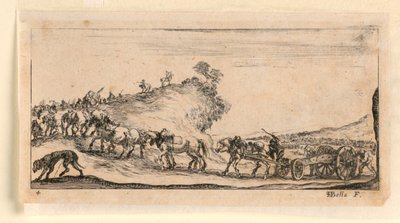图 4，选自 "Desseins de Queleques Conduites de Troupes, Canons, et Ataques de Villes 作者 斯蒂法诺·德拉·贝拉