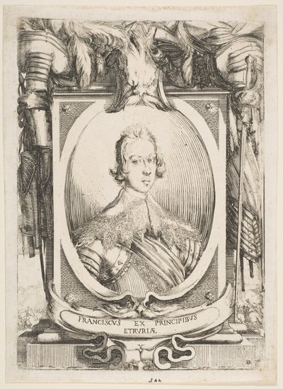 弗朗切斯科·德·美第奇的肖像，1634年。 作者 斯蒂法诺·德拉·贝拉