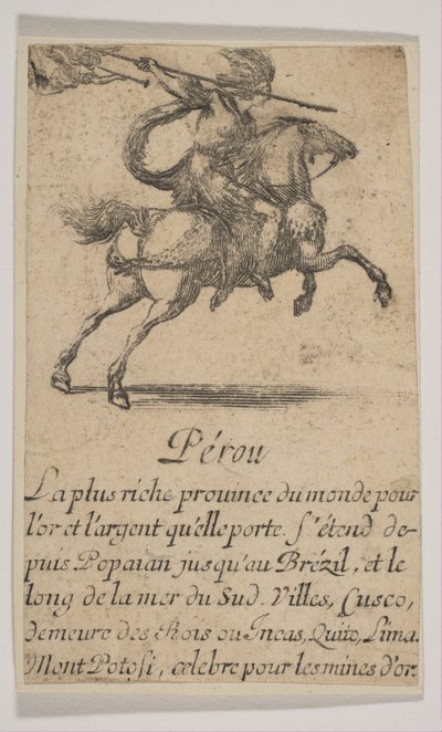 秘鲁，1644年。 作者 斯蒂法诺·德拉·贝拉