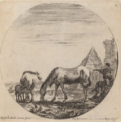 凯厄斯-凯斯提乌斯的金字塔，1646年。 作者 斯蒂法诺·德拉·贝拉