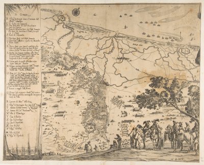 1638年对圣奥梅尔的围攻。 作者 斯蒂法诺·德拉·贝拉