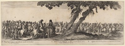 西班牙绅士，波兰和法国骑手，1633年。 作者 斯蒂法诺·德拉·贝拉
