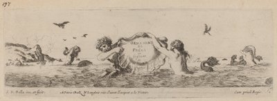 Ornamenti di fregi e fogliani的扉页，可能是1648年。 作者 斯蒂法诺·德拉·贝拉