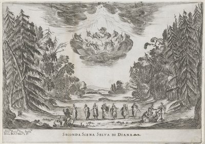 第二场景：戴安娜的房间
第二场 Selva di Diana（标题见实物）
Liberetto ter ere van de bruiloft van Ferdinando II de