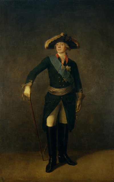俄国皇帝保禄一世的画像1754-1801年，1797年 作者 Stepan Semenovich Shchukin