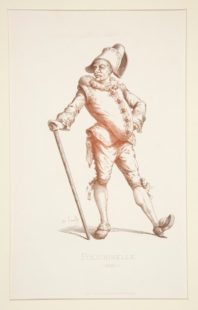 1820 年的 Polichinelle 作者 斯蒂芬·潘纳梅克（Stephane Pannemaker）