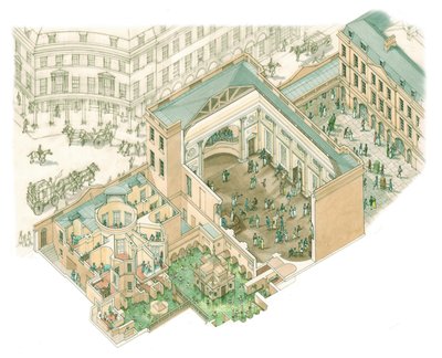大水泵房，巴斯，萨默塞特，约 1795-1825（纸本水墨画） 作者 斯蒂芬·康林