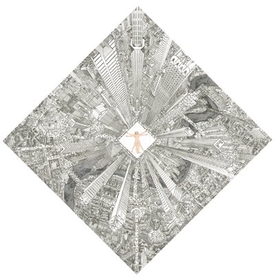 人的尺度》（1984 年蚀刻版） 作者 斯蒂芬·康林