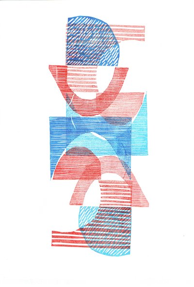 1961 VI》，2016 年（纸本线刻版画） 作者 史蒂芬·道
