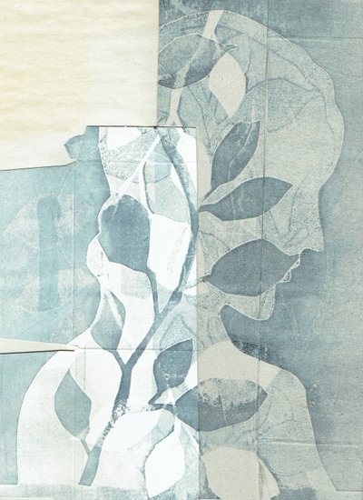 La Foret II，2016（单版画和拼贴画） 作者 史蒂芬·道