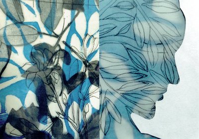 La Foret IX，2017（单版画和拼贴画） 作者 史蒂芬·道