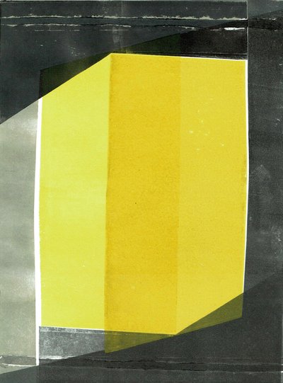 斜纹 I》，2020 年，纸上单版画 作者 史蒂芬·道
