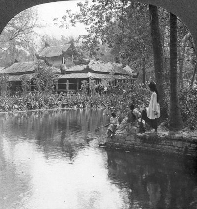 缅甸曼德勒古堡的南方花园宫殿，1908年 作者 立体声旅行社