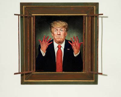 特朗普当选，2020 年（油画） 作者 史蒂文斯科拉