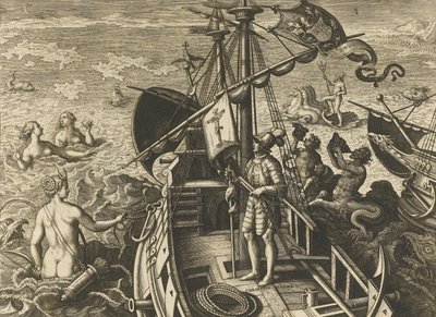 克里斯托弗-哥伦布-利古尔的美国之行（Christophorus Columbus Ligur Americae Retectio 作者 斯特拉达努斯
