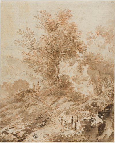 蜿蜒道路上的旅行者 作者 阿莱西奥·德·马尔基斯的风格