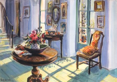 Vanessas阳光大厅，1995年，（卡片上的水粉） 作者 苏威尔士