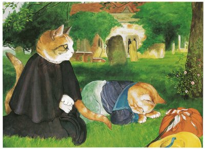 拉斐尔前派猫》插图（1999 年出版） 作者 苏珊·赫伯特