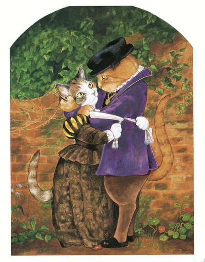 拉斐尔前派猫》插图（1999 年出版） 作者 苏珊·赫伯特