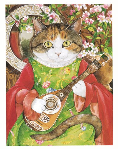 拉斐尔前派猫》插图（1999 年出版） 作者 苏珊·赫伯特