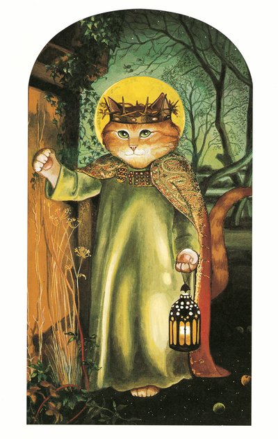 拉斐尔前派猫》插图（1999 年出版） 作者 苏珊·赫伯特