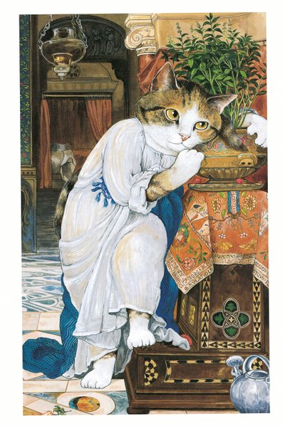 拉斐尔前派猫》插图（1999 年出版） 作者 苏珊·赫伯特