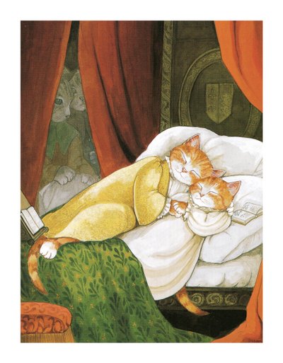 插图选自《莎士比亚的猫》：海报书（2016 年出版） 作者 苏珊·赫伯特