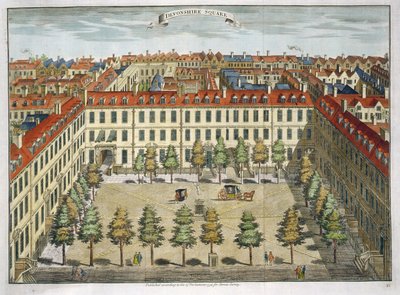 德文郡广场，&39;Stow&39;s Survey of London&39;，酒吧。 1754 作者 萨顿·尼科尔斯