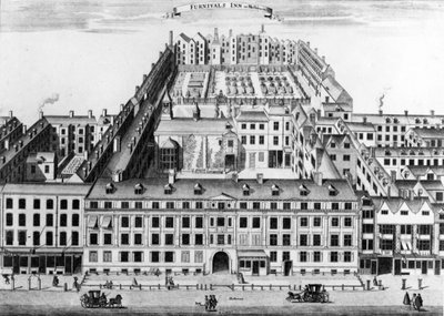 Furnival&39;s Inn，霍尔本，伦敦，1754年 作者 萨顿·尼科尔斯