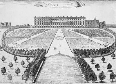 Hampton Court East Front，1830 作者 萨顿·尼科尔斯