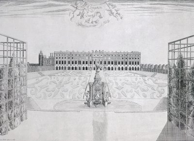 Hampton Court South Front，1830 作者 萨顿·尼科尔斯