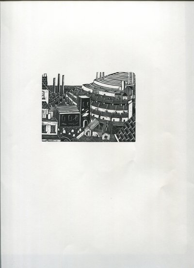 烟囱（木刻） 作者 苏珊娜·库珀