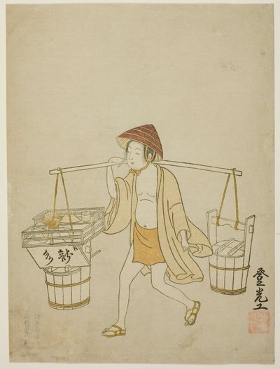 一个卖水的小贩 作者 铃木春信