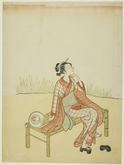 溪边 作者 铃木春信
