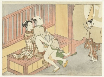 被逮个正着
与观看的女孩做爱 作者 铃木春信