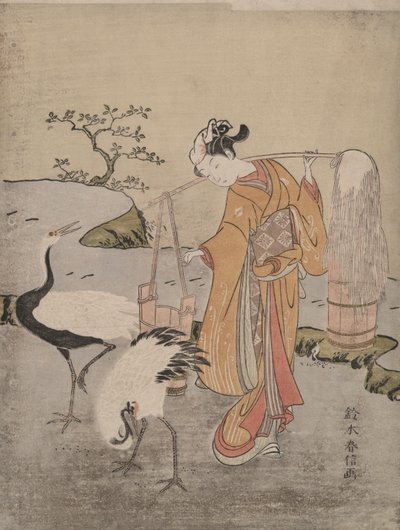绘制盐水 作者 铃木春信