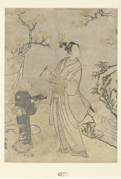 写诗 作者 铃木春信