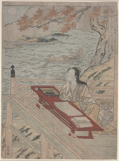 Fidelity（Shin），约1767年（彩色木刻版画） 作者 铃木春信