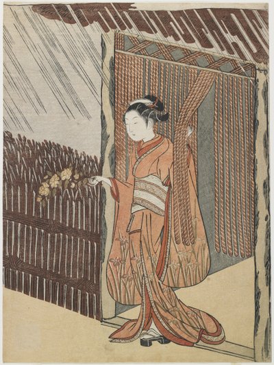 诗人O_ta Do_kan的秘密，1766-1767 作者 铃木春信