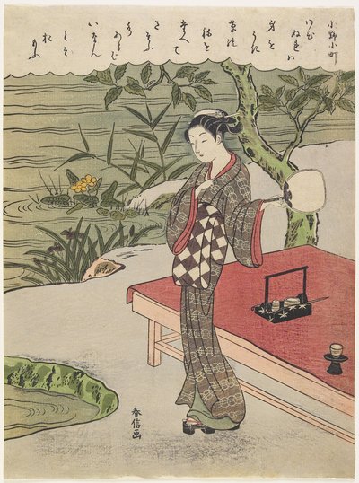 Ono no Komachi，c.1767 作者 铃木春信